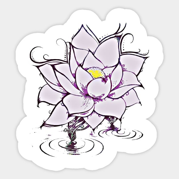 Lotus Sticker by jennifersoldner